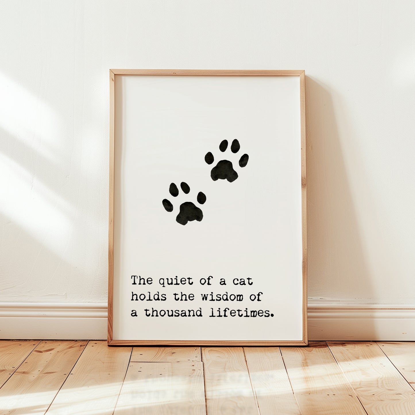 The Quiet Of A Cat | Cat Wall Art | Digital Download